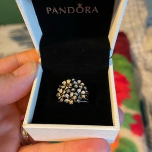 Pandora Cherry blossoms ring 56